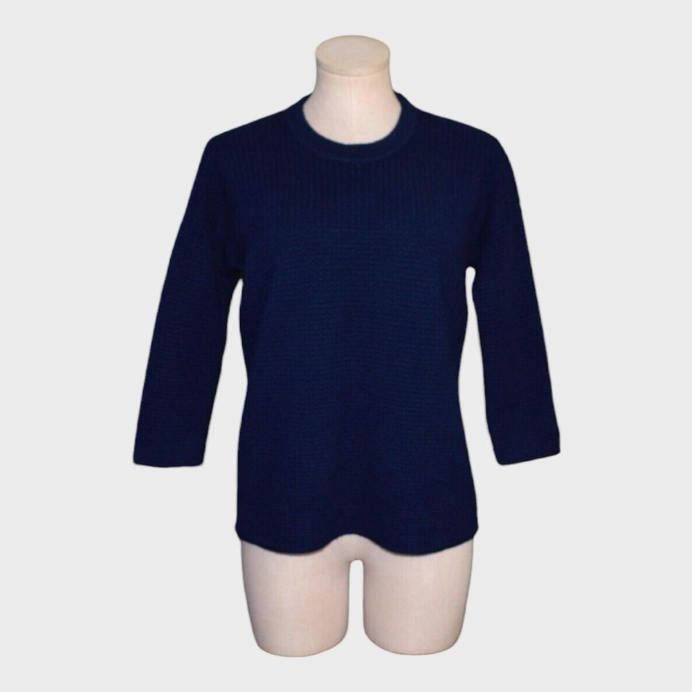 Madewell Merino Wool Gridstitch Pullover Sweater